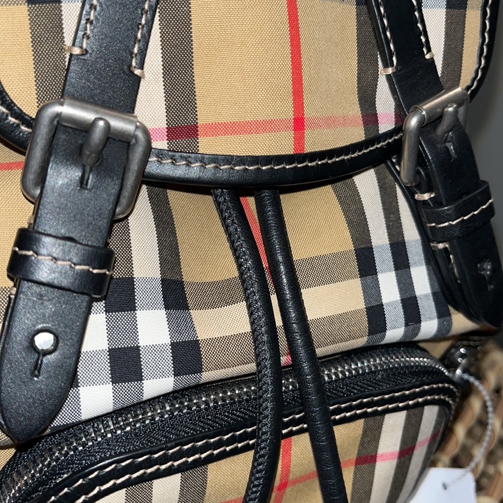 Burberry Rucksack Checked Backpack - Picture 9 of 13